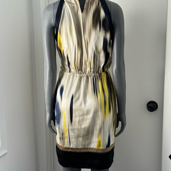 Ellie Tahari Silk Halter Dress - Picture 2 of 5